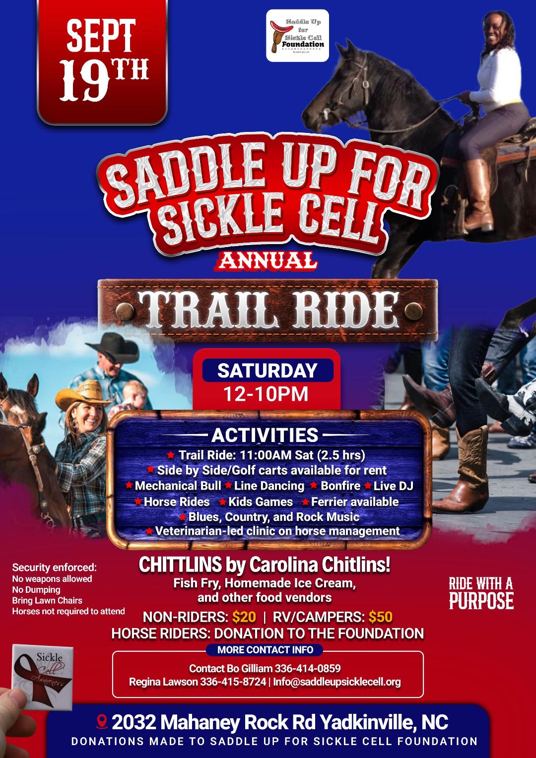TRAIL RIDE 🐎 - April 17th & 18th